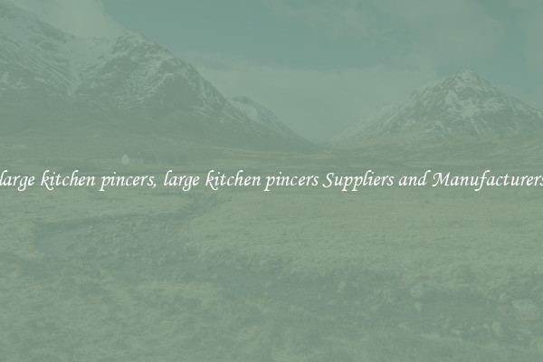 large kitchen pincers, large kitchen pincers Suppliers and Manufacturers