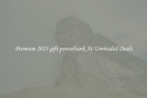 Premium 2023 gift powerbank At Unrivaled Deals