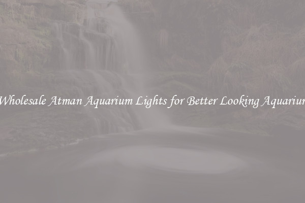 Wholesale Atman Aquarium Lights for Better Looking Aquarium