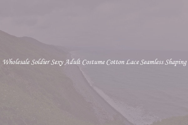 Wholesale Soldier Sexy Adult Costume Cotton Lace Seamless Shaping