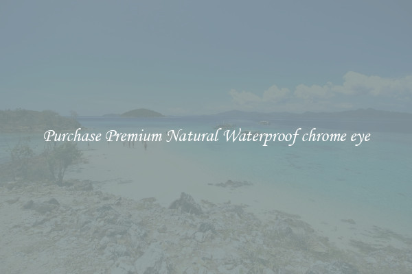 Purchase Premium Natural Waterproof chrome eye