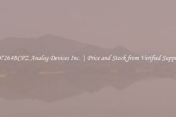 AD7264BCPZ Analog Devices Inc. | Price and Stock from Verified Suppliers
