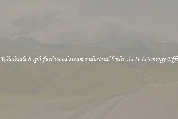 Buy Wholesale 8 tph fuel wood steam industrial boiler As It Is Energy Efficient