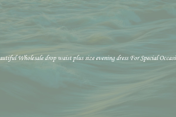 Beautiful Wholesale drop waist plus size evening dress For Special Occasions