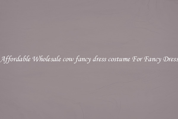 Affordable Wholesale cow fancy dress costume For Fancy Dress